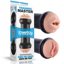 Traning Master Double Side Stroker-Mouth and Pussy