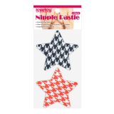 Stars Nipple Pasties Nipple Sticks, 2 Pairs