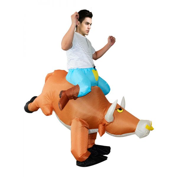 Brown One Size Inflatable Cow Mascot Costume. Артикул: IXI57785