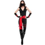 Black M&XL Women Deadly Ninja International Costume