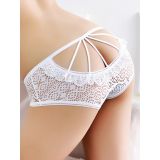 White One Size Cut-Out hollow Panties