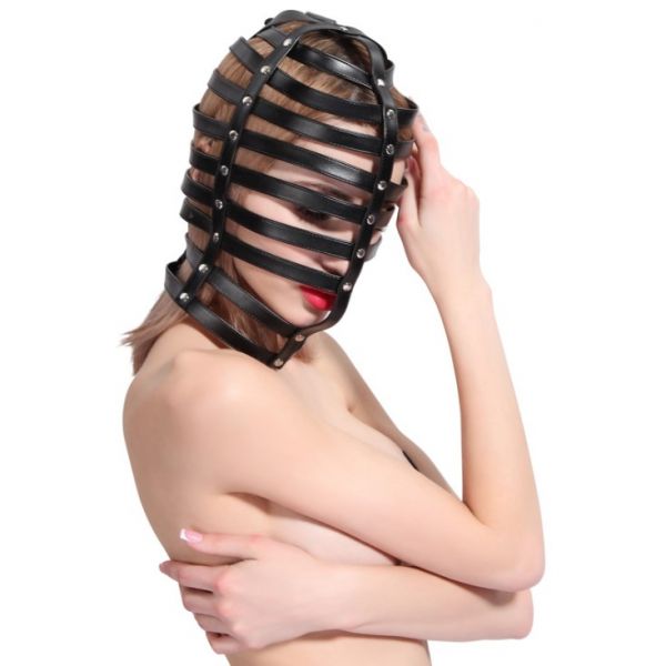 Leather Black bondage Hoods A. Артикул: IXI58020