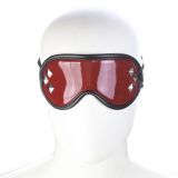 Red Bright Surface Leather Blinders   