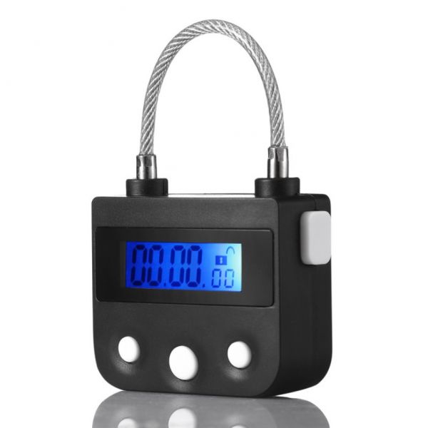 Электронный замок для бондажа и поясов верности черный Electronic Time Locker. Артикул: IXI58074