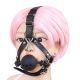Silicone ball gag with nose-hooks