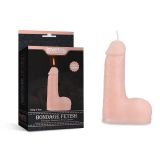 Candle for sexual games flesh in the form of a penis Bondage Fetish Candles