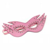 Маска на глаза Leather Cat Mask Pink