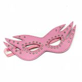    Leather Cat Mask Pink   