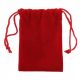 Velvet pouch red for intimate toys