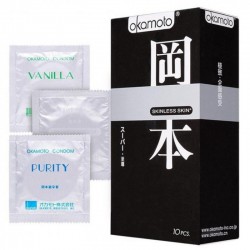 Condoms ultrathin Okamoto Mixed 3 Types, 10 pcs