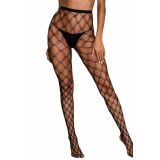 Crisscross Netted Pattern Pantyhose   