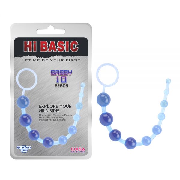 Sassy Anal Beads Blue Anal Beads. Артикул: IXI58468