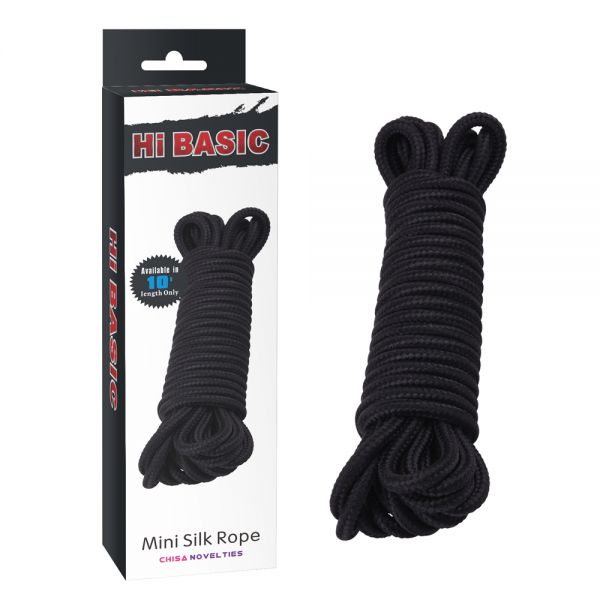Веревка черная 10 метров Hi Basic Mini Silk Rope. Артикул: IXI58482