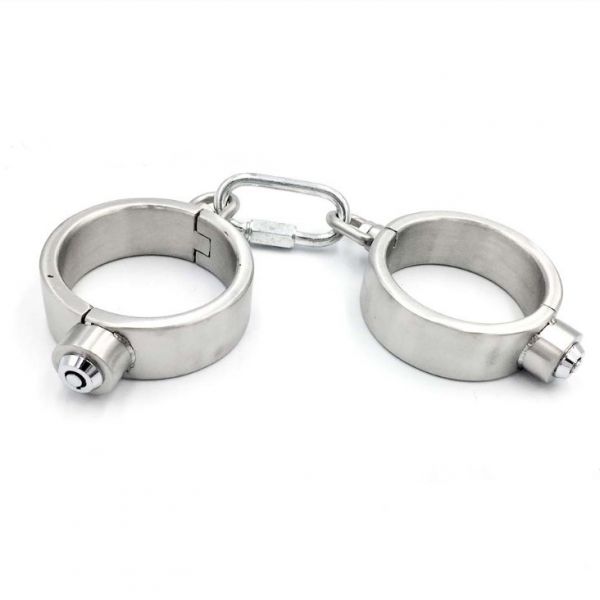 Male Stainless Steel Wrist Restraints Handcuffs. Артикул: IXI58525