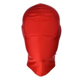 Fetish mask red closed Hood Showing Hood Seal