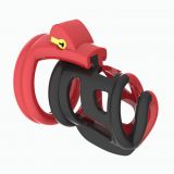 Multicolor Male Chastity Device Cocks Cage Red   