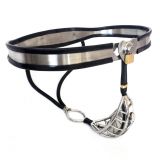 Male Fully Adjustable Model-T Stainless Steel Chastity Belt