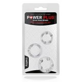 Power Plus Triple Beaded Ring Set