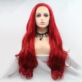 Wig ZADIRA red female long wavy