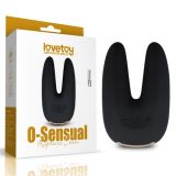 Unisex O-Sensual Rapture Twin Black Vibration Stimulator