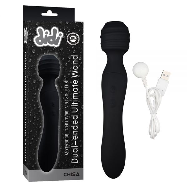 Перезаряжаемый силиконовый вибратор 2 в 1 Dual-Endel Ultimate Wand. Артикул: IXI58790