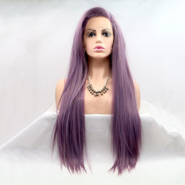 Wig ZADIRA purple female long straight. Артикул: IXI58828
