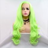 Wig ZADIRA green female long wavy