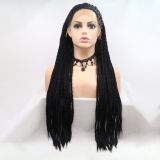 Long wig ZADIRA black afro with ombre
