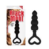 Beaded Luv Probe Grip Black Anal Stimulator