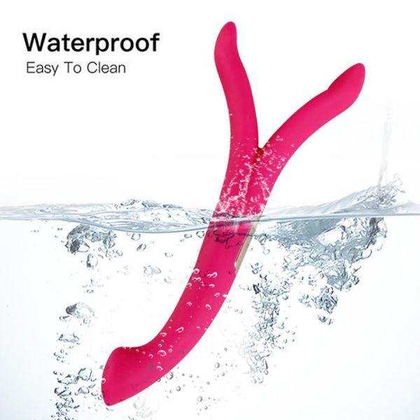 Розовый тройной вибратор Gemma Y Type Vibrator. Артикул: IXI59043