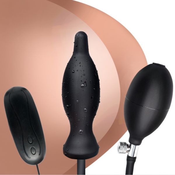 Inflatable Anal Plug with 10 Vibration Modes Vibration Inflatable Anal Plug. Артикул: IXI59053