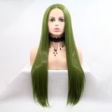Wig ZADIRA green female long straight