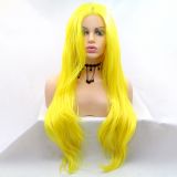 Wig ZADIRA yellow female long wavy