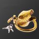 stainless steel golden ophicephalous chastity device