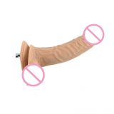 Realistic dildo attachment nude for sex machines Bdsm4u, 21cm