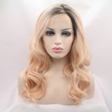 Pastel ZADIRA wig long with ombre curls