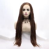 Wig ZADIRA warm brown afro women long