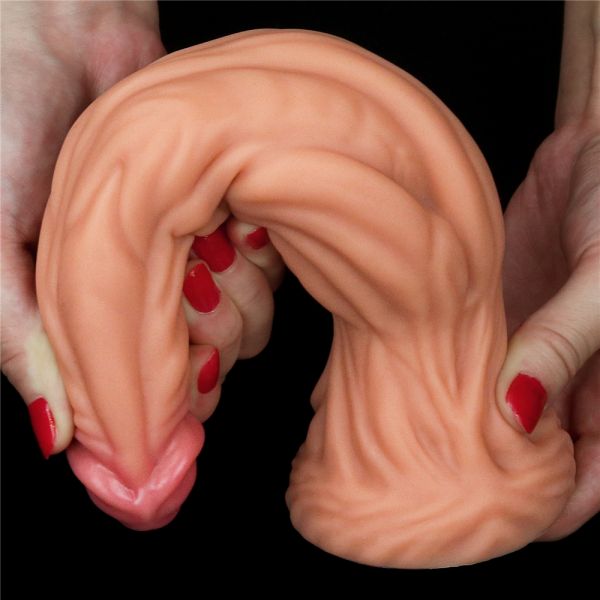 Жылистый фаллоимитатор Dual layered Platinum Silicone Cock 9.5. Артикул: IXI59180