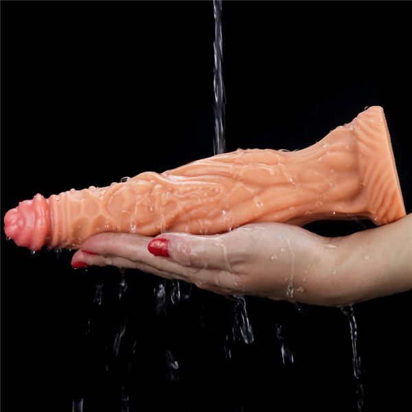 Жылистый фаллоимитатор Dual layered Platinum Silicone Cock 9.5. Артикул: IXI59180