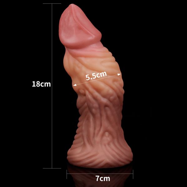 Monster Dildo Dual layered Platinum Silicone Plug 7.0. Артикул: IXI59189