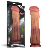 Dildo Giant Suction Cup Dual layered Platinum Silicone Cock 12.0