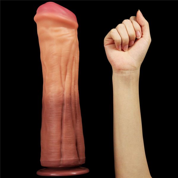 Dildo Giant Suction Cup Dual layered Platinum Silicone Cock 12.0. Артикул: IXI59197