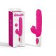 Clit Kisser Thruster Pink Vibrator with Clitoral Stimulator