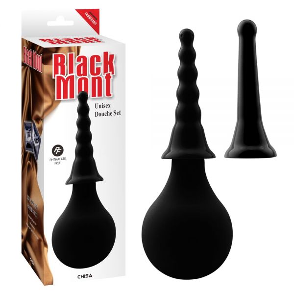 Клизма с двумя насадками для очистки Black Mont Unisex Douche Set. Артикул: IXI59237