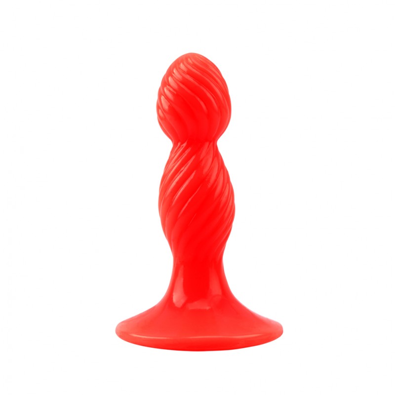 Set of 3 wavy butt plugs in red and different sizes. Артикул: IXI59248