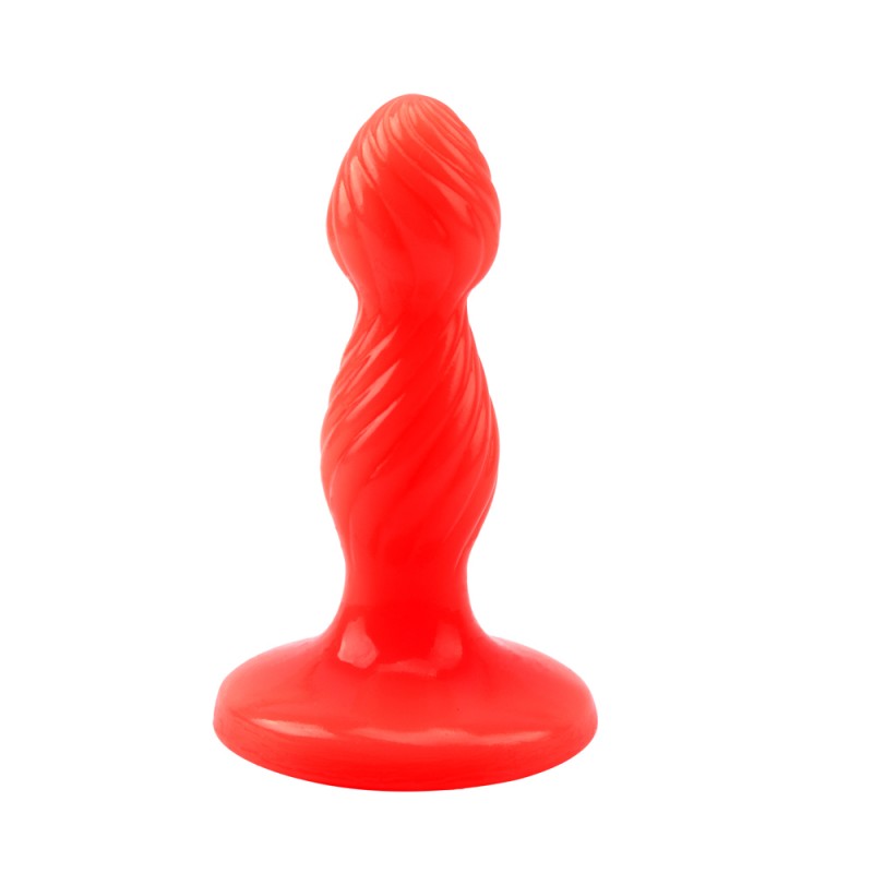 Set of 3 wavy butt plugs in red and different sizes. Артикул: IXI59248