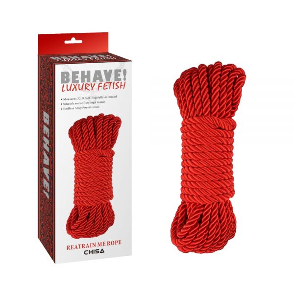 Красная веревка для связывания Reatrain Me Rope, 10м. Артикул: IXI59307