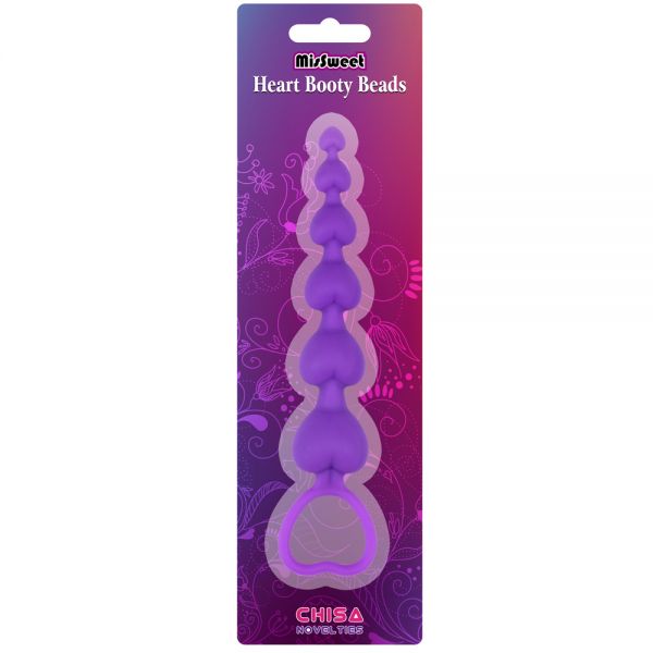 Butt Plug Purple Heart Booty Beads. Артикул: IXI59319