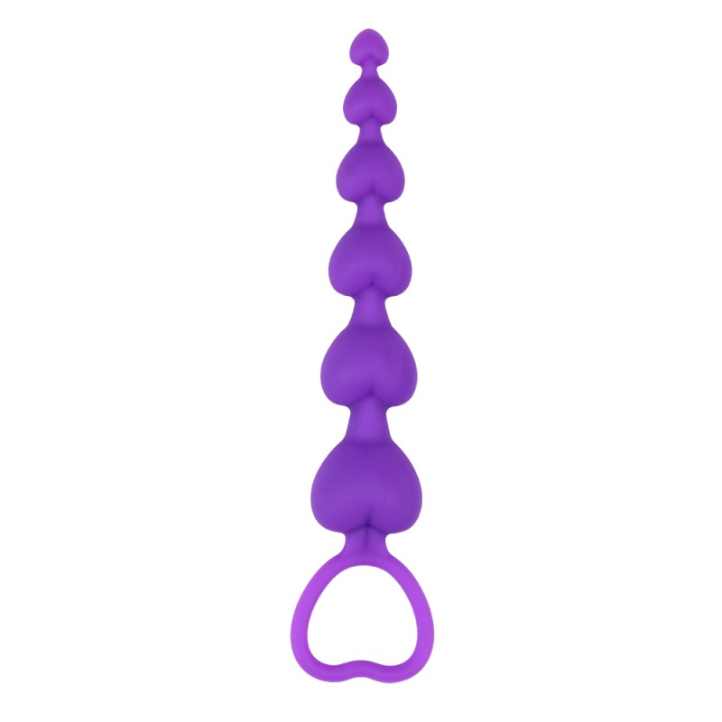 Butt Plug Purple Heart Booty Beads. Артикул: IXI59319