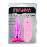 Butt plug with remote control pink Nicoles Anal Pleaser